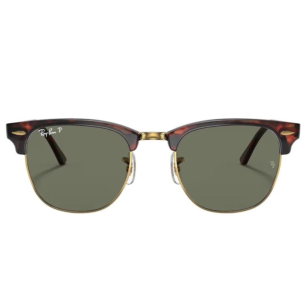 Ray-Ban Tortoise & Gold Clubmaster Classic Sunglasses - Image 2