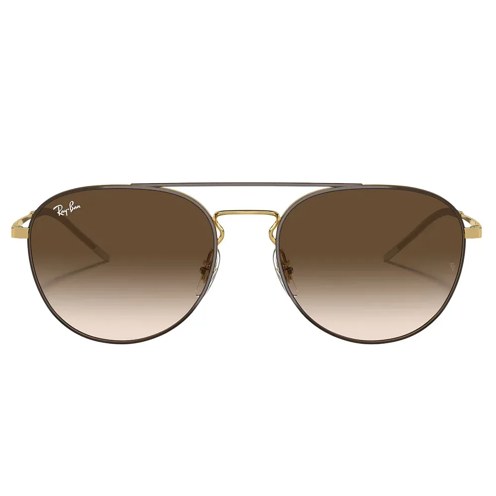 Rayban Brown & Gold Metal Arista Woman Sunglasses - Image 2