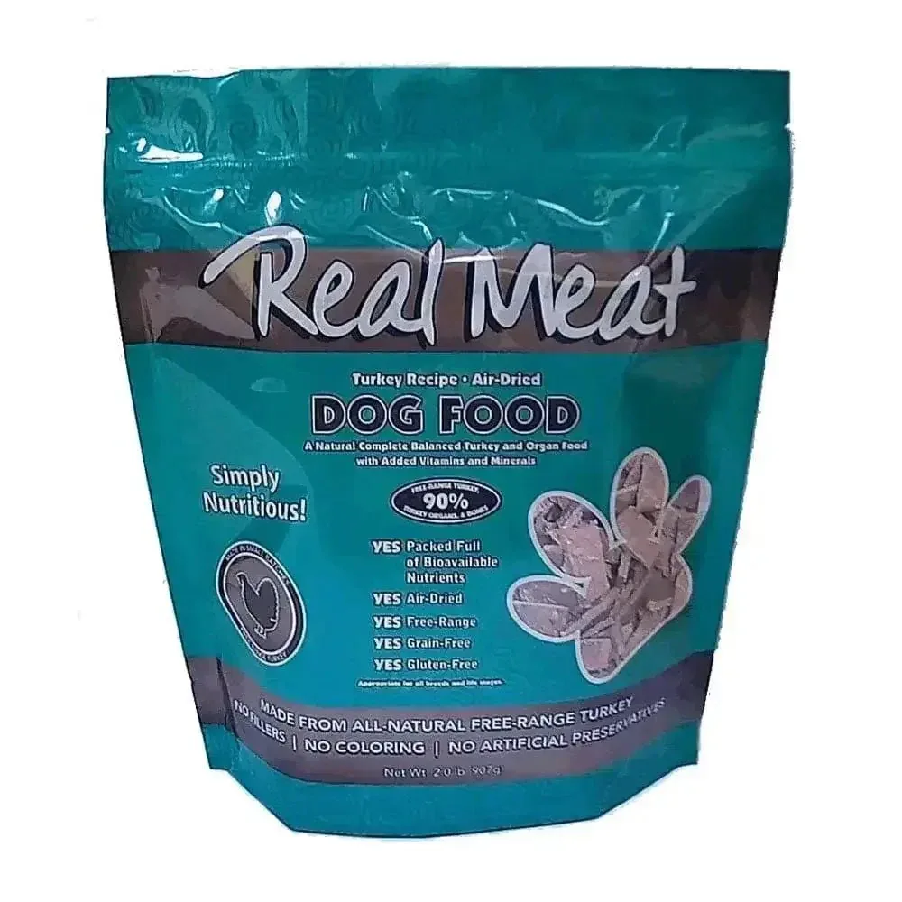 Real Meat Air-Dried Turkey Dog Food - Nutritious & Wholesome Pet Meal