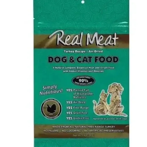 Real Meat Air-Dried Turkey Dry Dog Food – 10 lbs