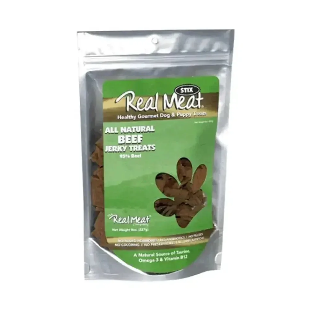 Real Meat® Beef Jerky Stix Dog Treat 8 Oz