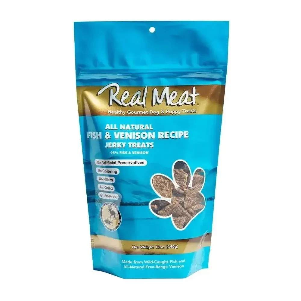 Real Meat® Fish & Venison Jerky Dog Treats