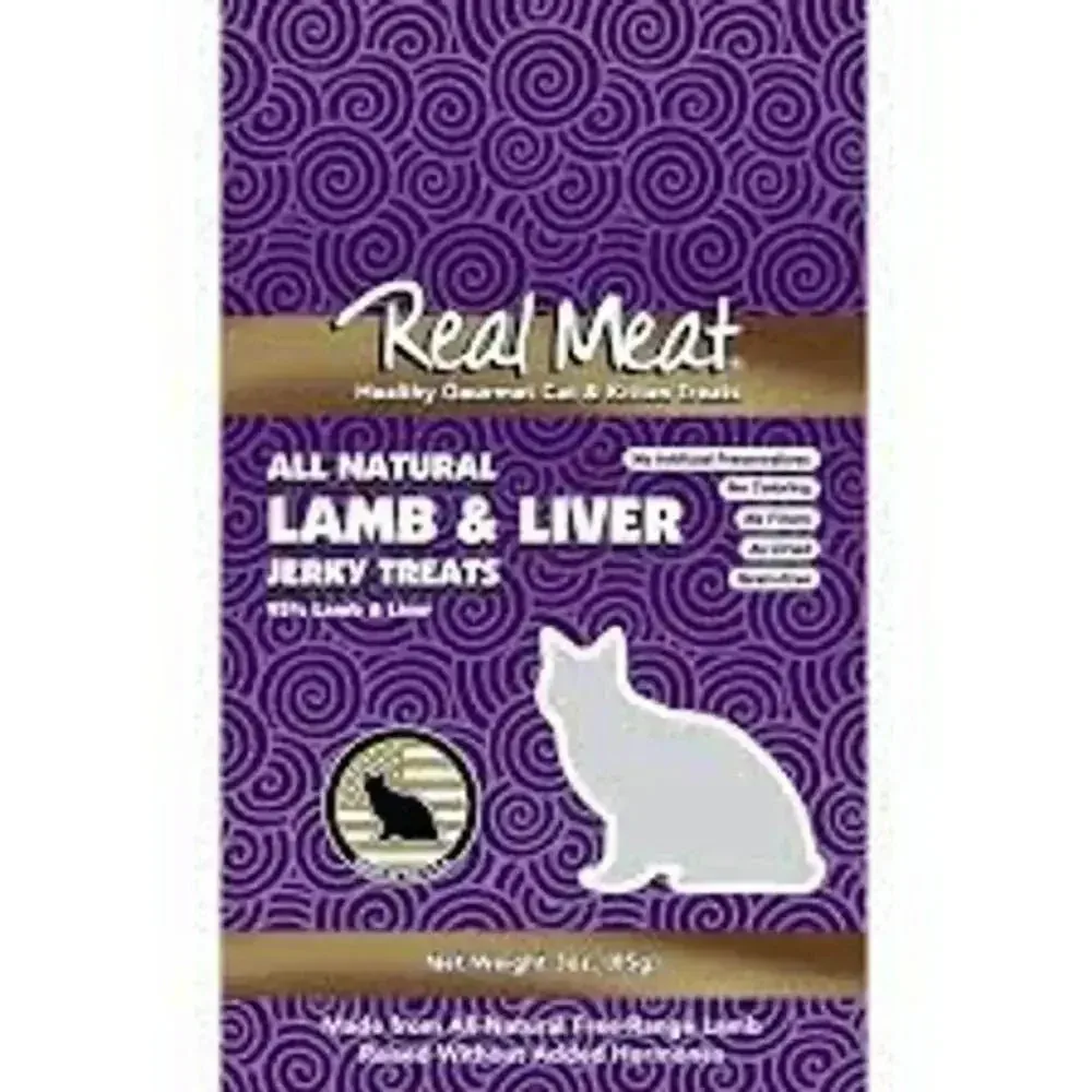 Real Meat Lamb & Lamb Liver Jerky Cat Treats