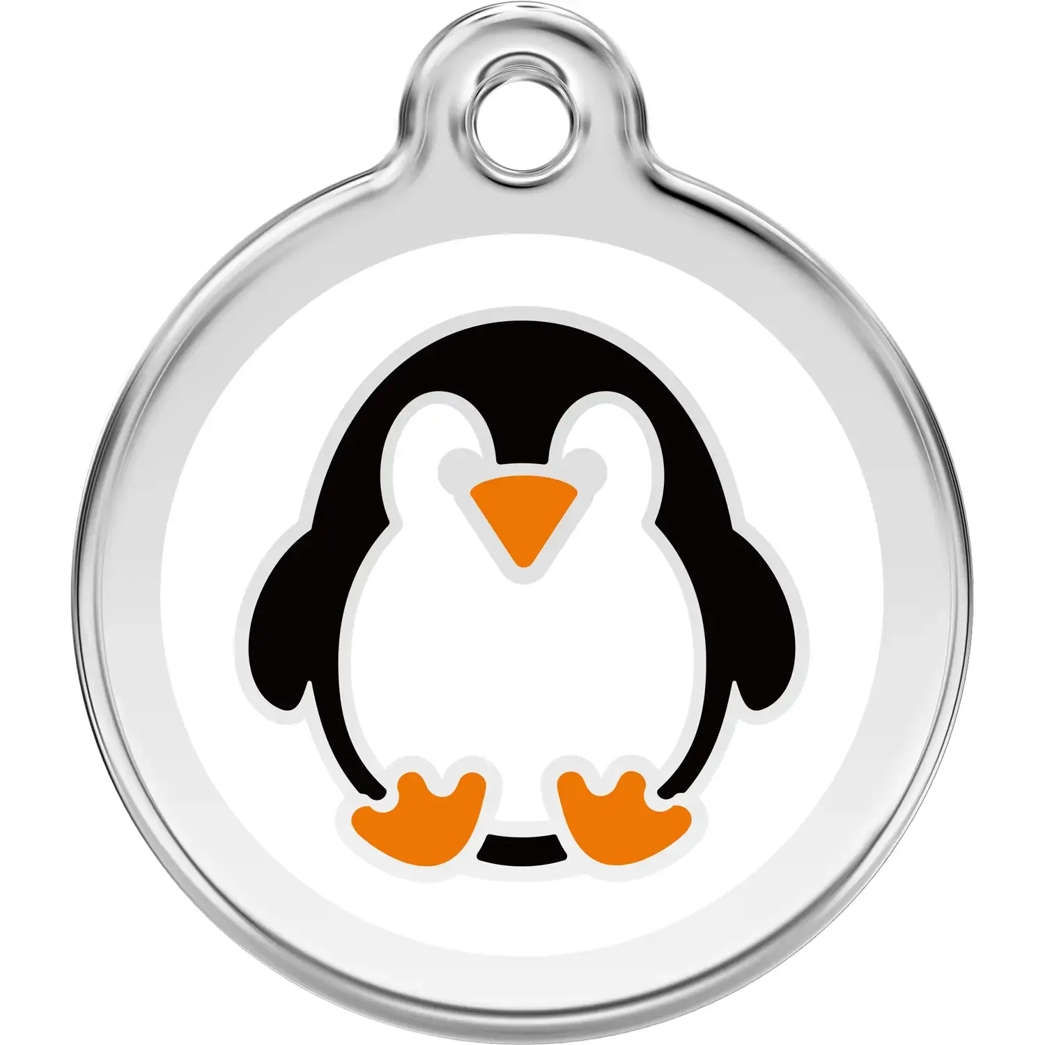 Red Dingo Penguin Pet ID Dog Tag