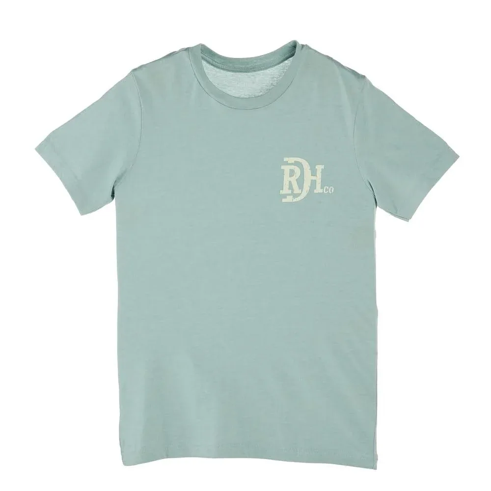 Red Dirt Hat Company Mens Dusty Blue Big Duck Energy Tee