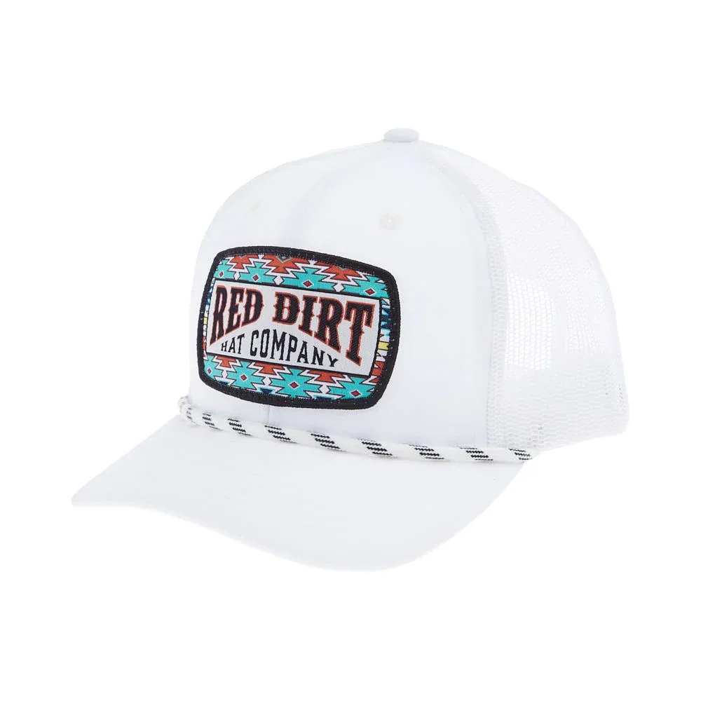 Red Dirt Hat Company Youth Boss Hog White Cap - Image 2