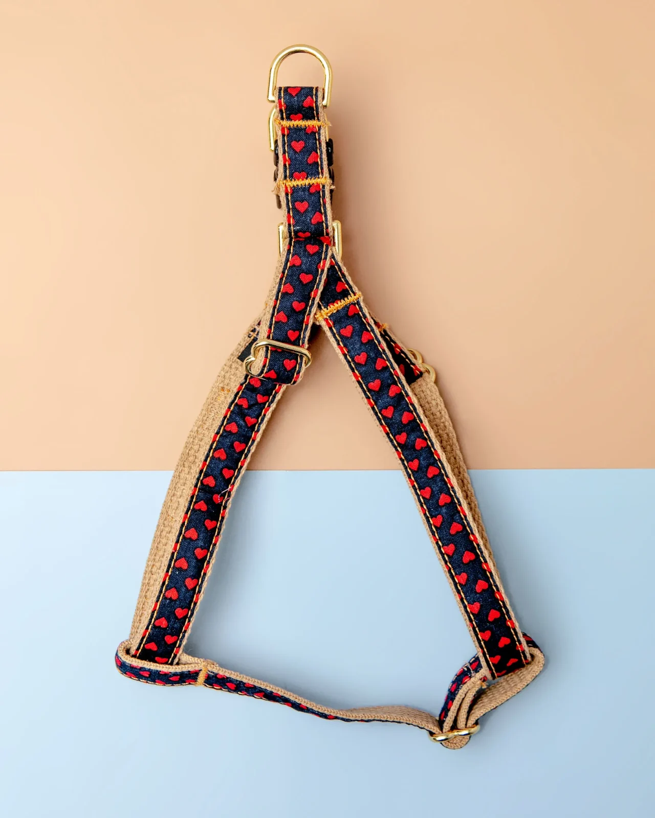 Red Heart Step-In Dog Harness (Made in the USA) <>