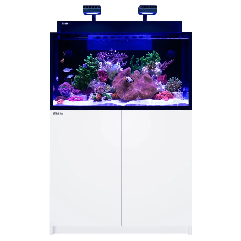 Red Sea Max Nano XXL G2 Aquarium with 2 ReefLED G2 60 - Inc White Cabinet