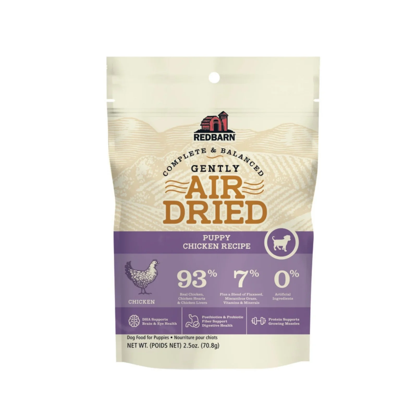Redbarn Air Dried Puppy Chicken Recipe 2.5oz