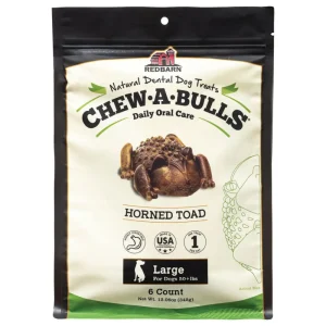 Redbarn Chew-A-Bulls Toad Large 6pk