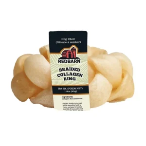 Redbarn Collagen Braided Ring Dog Treat 15ct