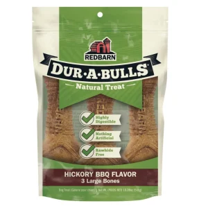 Redbarn Dur-A-Bulls Braid Hikory BBQ 3pk