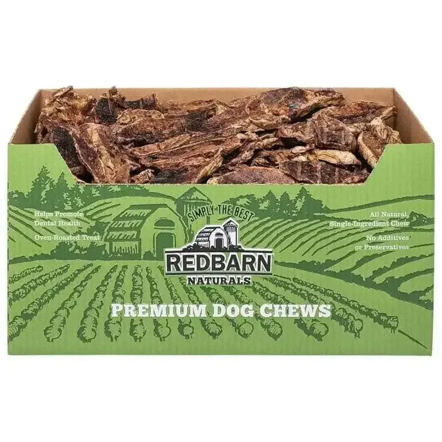 Redbarn Lamb Lung Dog Treats - Natural, Single-Ingredient Dental Chews from Grass-Fed Lamb, Long-Lasting Bulk, 8 lb