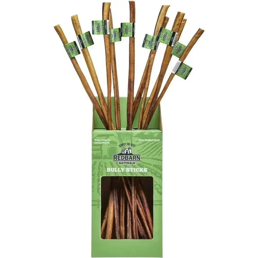 Redbarn Naturals Bully Stick 36" Dog Treat Case of 25