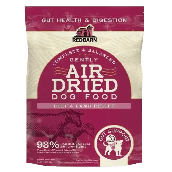 Redbarn Pet Products Air Dried Gut Support Beef & Lamb Dry Dog Food