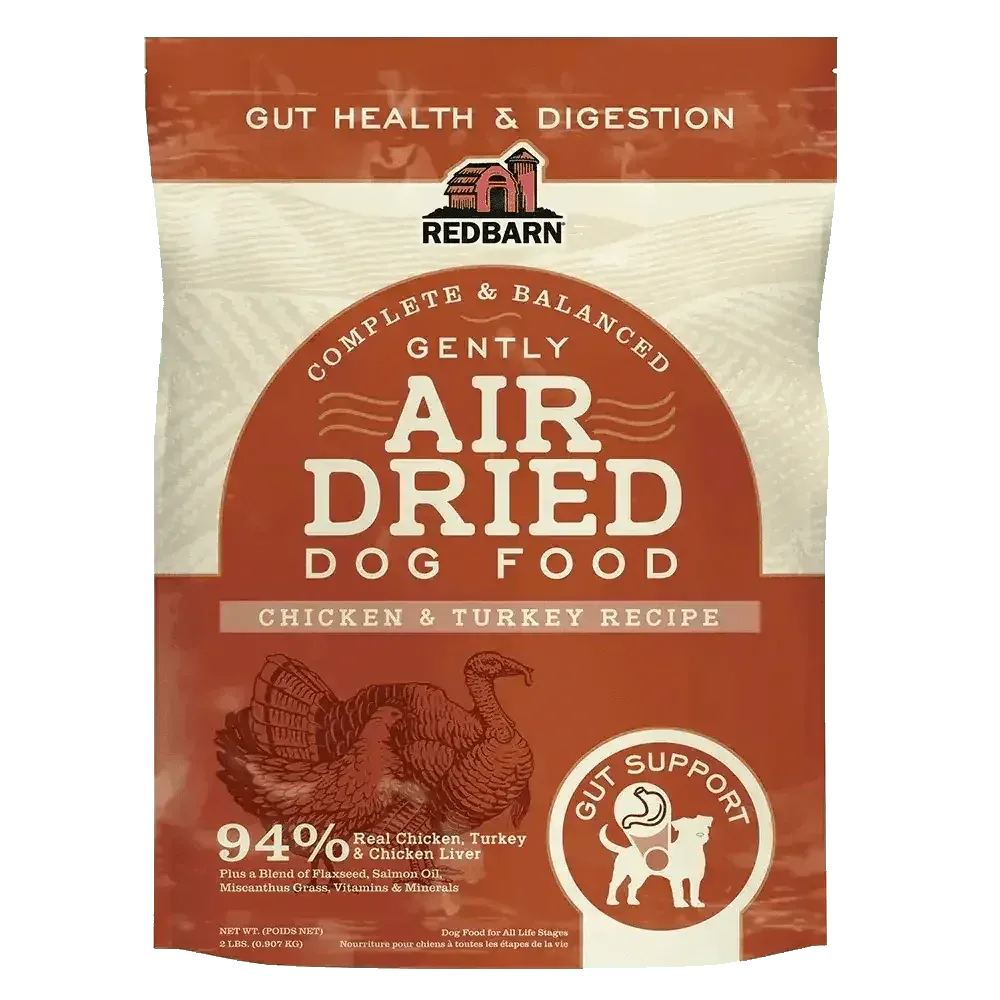 Redbarn Pet Products Air Dried Gut Support Chicken & Turkey Dry Dog Food