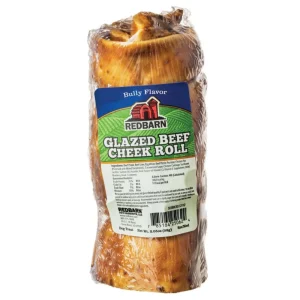 Redbarn Pet Products Glazed Beef Cheek Roll Dog Treat Beef Small/Medium