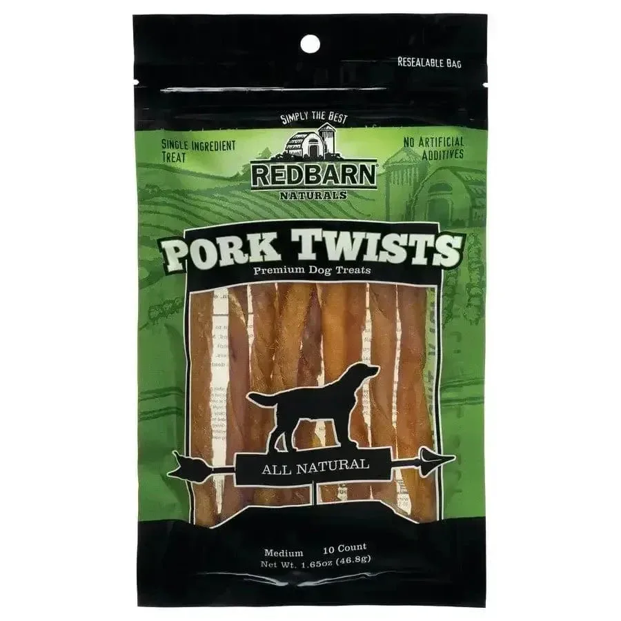 Redbarn Pet Products Pork Skin Twist Dog Treat