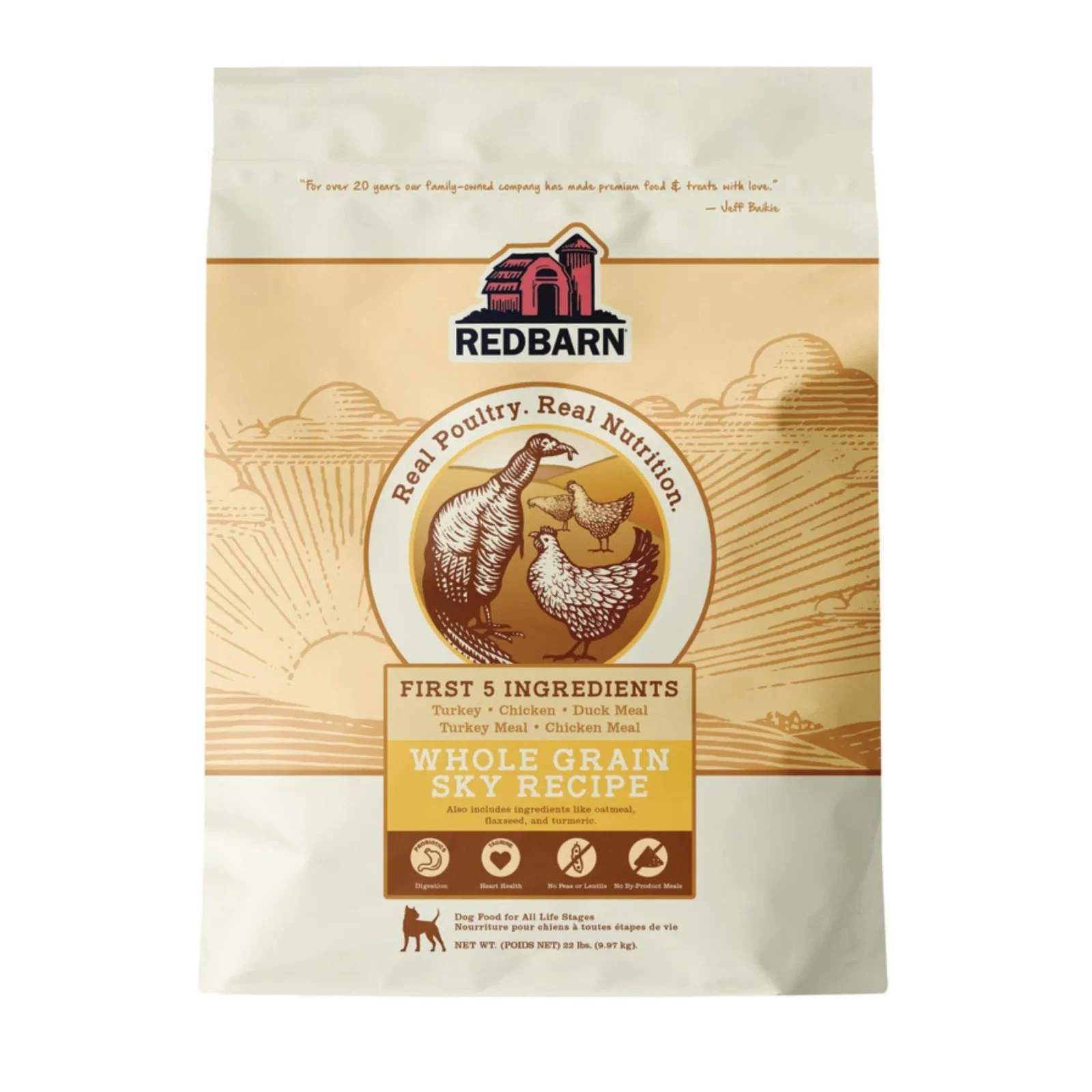 Redbarn Pet Products Whole Grain Sky Recipe Dog Food 22lb.