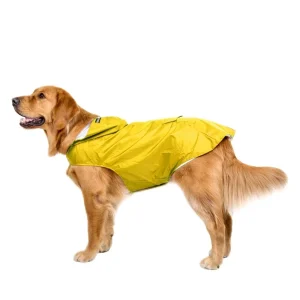 Reflective Dog Raincoat Waterproof Dog Clothes For Small Large Dogs Rain Coat Golden Retriever Raincape Pug