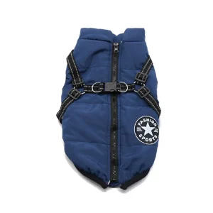 Reflective Padded Dog Coat with Built-In Harness – 3XL & 4XL