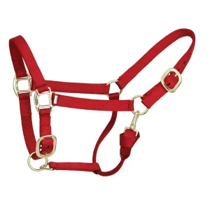 Reinsman Deluxe Dark Red Nylon Halter