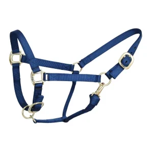 Reinsman Deluxe Navy Blue Nylon Halter