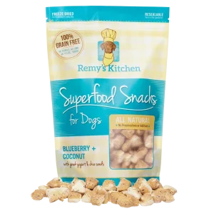 REMY'S KITCHEN | Superfood Snacks in Blueberry + Coconut