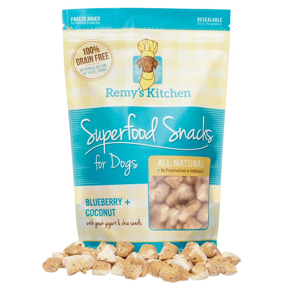 REMY'S KITCHEN | Superfood Snacks in Blueberry + Coconut
