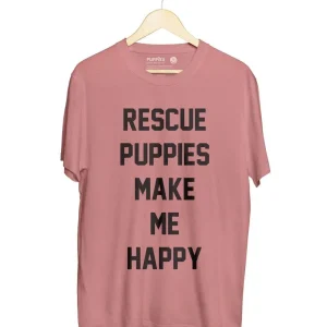 Rescue Puppies Make Me Happy Unisex Tee (FINAL SALE)