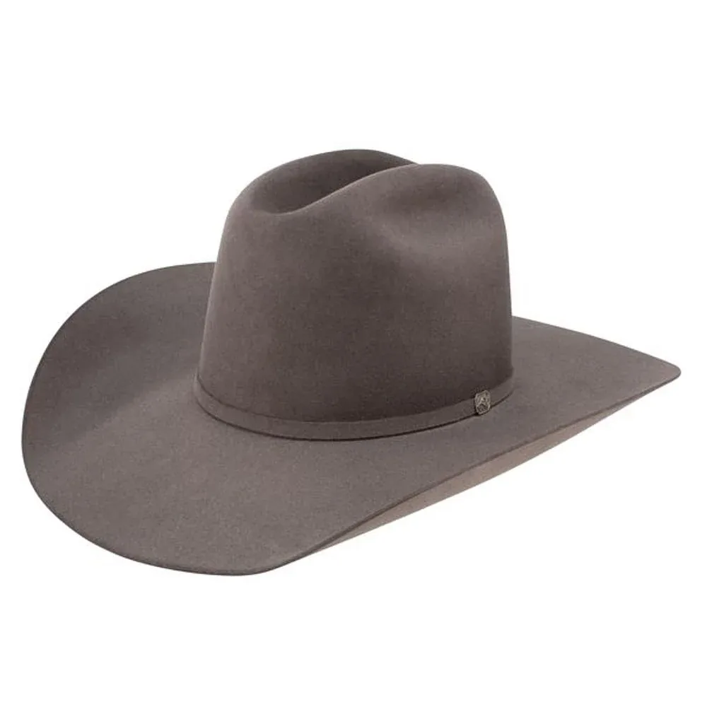 Resistol 10X Chute Boss Charcoal 4 1/4 in. Brim RB Precreased Felt Hat