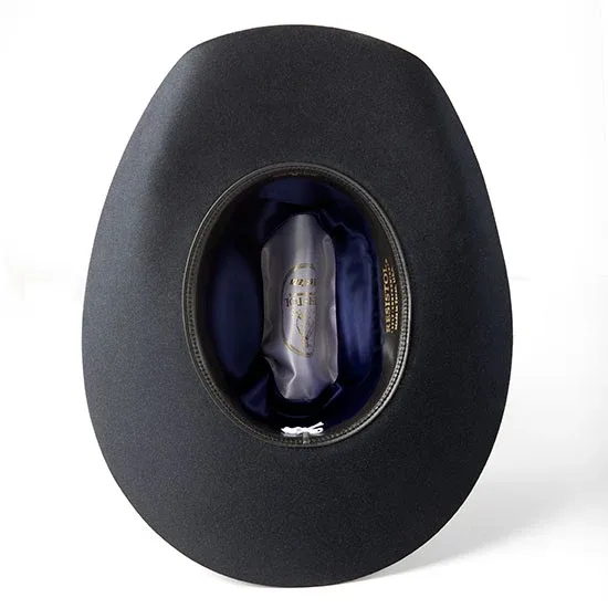 Resistol 6X Midnight Navy 4 1/4in Brim Open Crown - Image 2