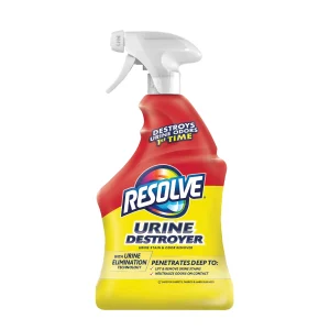 Resolve Oxy-Powered Pet Urine Destroyer, Multi-Surface Stain & Odor Remover, 32 Oz