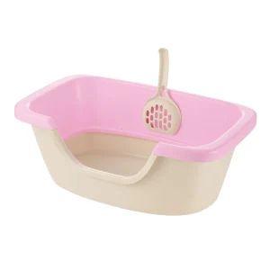 Richell® PAW TRAX Adjustable 2-Height Level Cat Litter Box, Includes Attachable Scoop