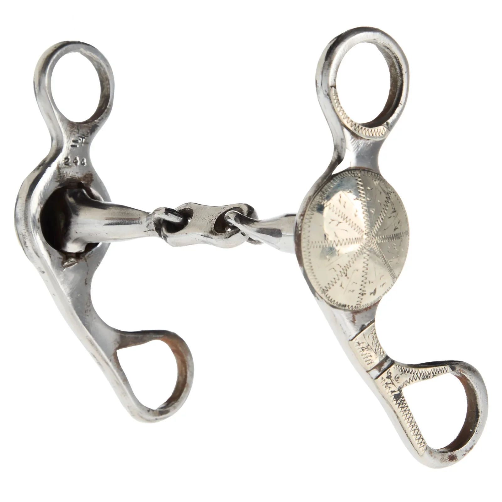 Ricky Trammell Concho Dog Bone Bit - Image 2