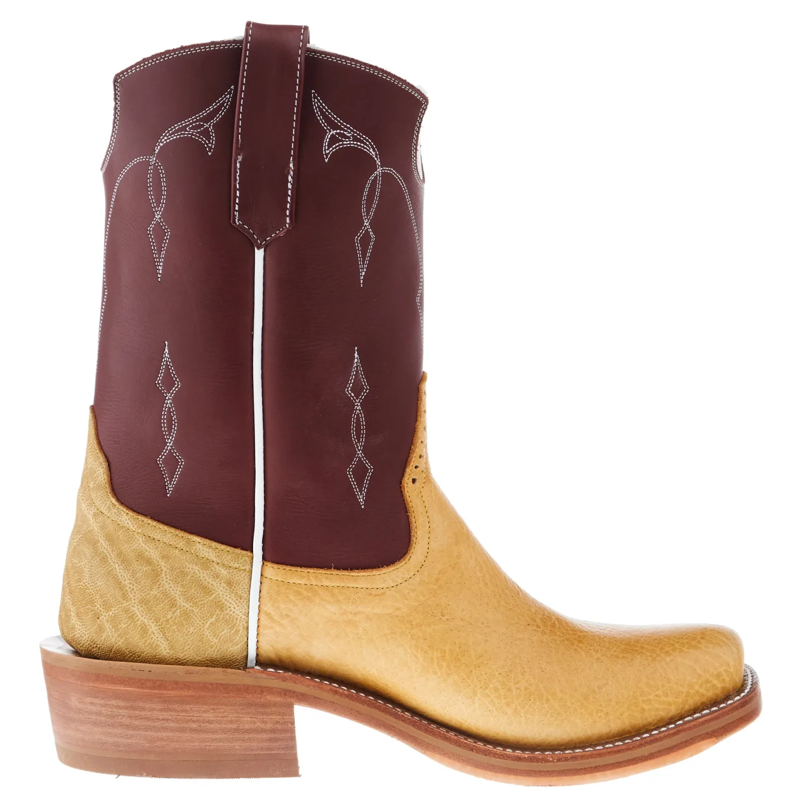 Rios Of Mercedes Men's Ride Ready Oak Shoulder 11in Oxblood Waxy Kansas Top - Image 2