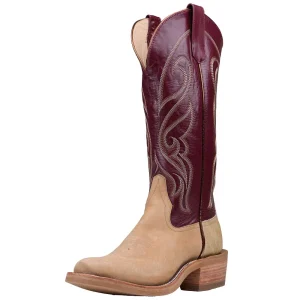 Rios Of Mercedes Women's Ride Ready Tan Crazyhorse Vamp 15in Matador Kidskin Top
