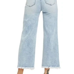 Risen Jeans Womens High Rise Light Wash Jeans