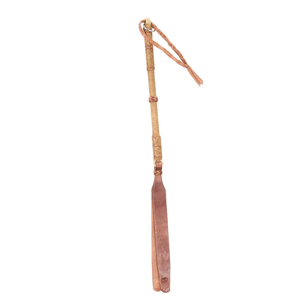 Roberts Rawhide Handmade Assorted Color Rawhide Braided Hand Quirt