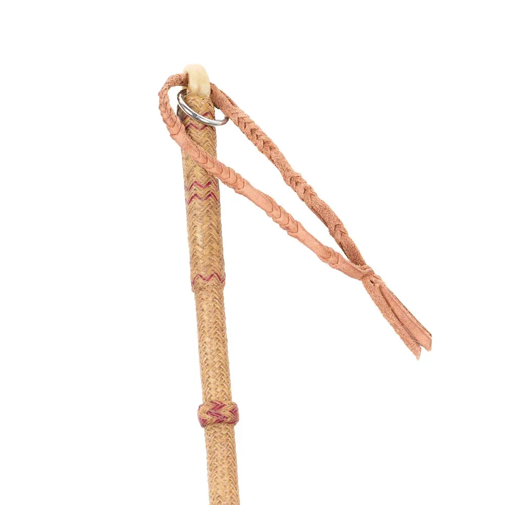 Roberts Rawhide Handmade Assorted Color Rawhide Braided Hand Quirt - Image 2