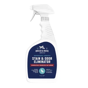 Rocco & Roxie Stain & Odor Eliminator For Cats, Professional Strength Cleaner W/ Enzymatic Formula