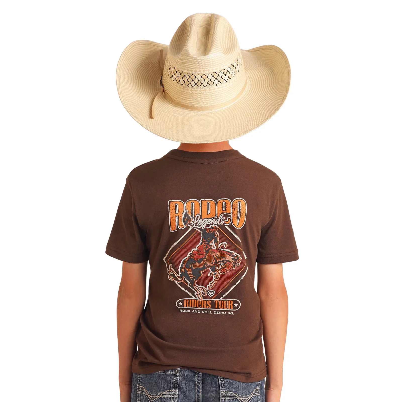 Rock & Roll Denim Boys Bucking Bronco Tee - Image 2