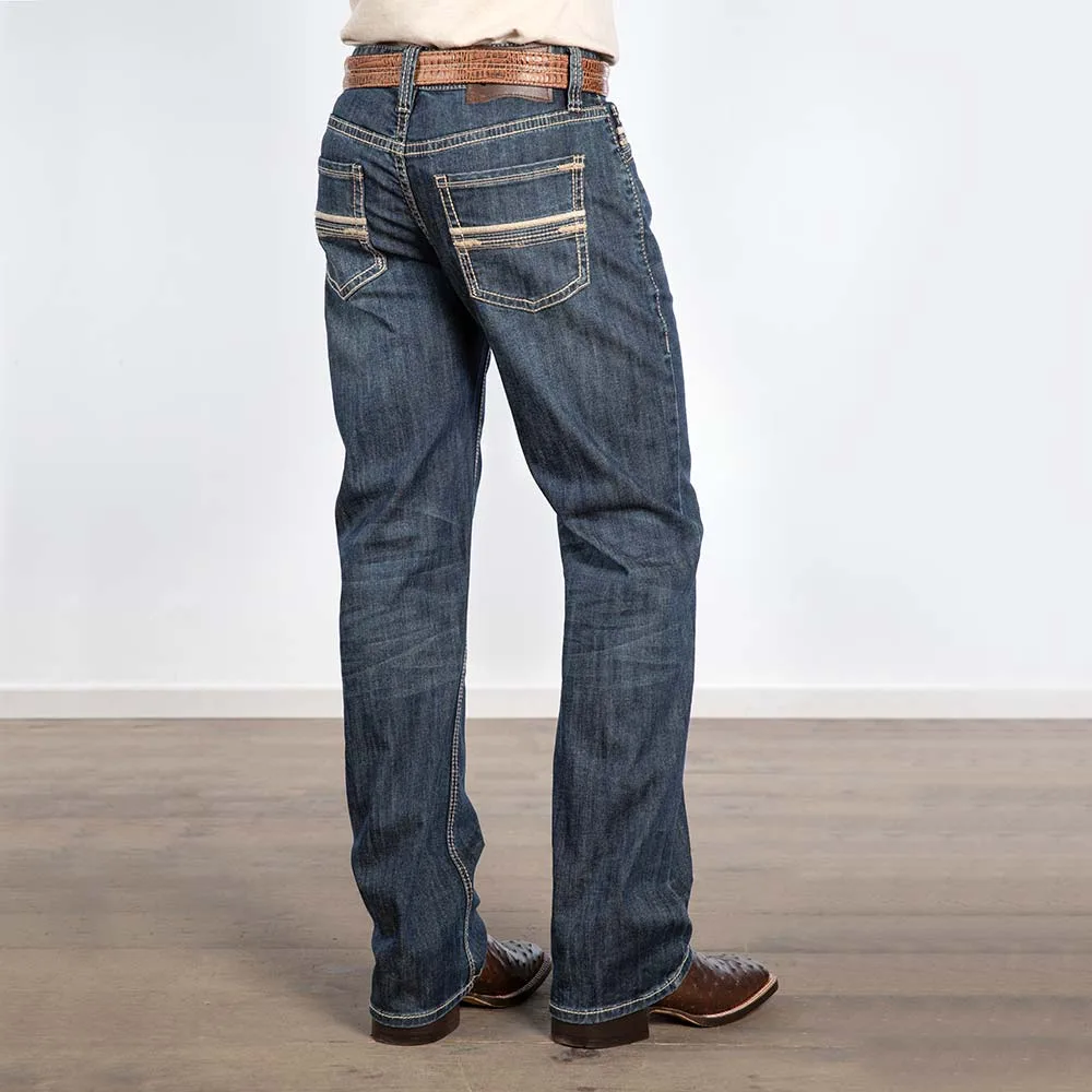 Rock & Roll Denim Double Barrel Straight Rope Stitch Jeans