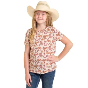 Rock & Roll Denim Girl's Conversational Tee Shirt