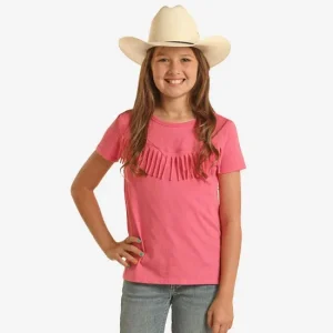 Rock & Roll Denim Girls' Fringe Tee