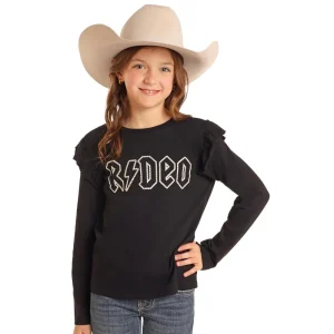 Rock & Roll Denim Girl's Rodeo Graphic Tee