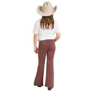 Rock & Roll Denim Girl's Wine Flare Jeans