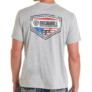Rock & Roll Denim Men's Grey Americano Tee