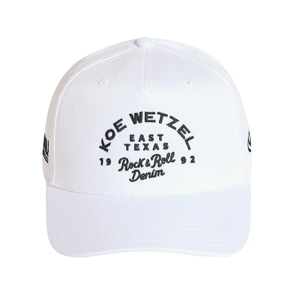 Rock & Roll Denim Men's Koe Wetzel White Cap