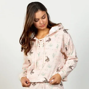 Rock & Roll Denim Range By Miss Klamath Hoodie